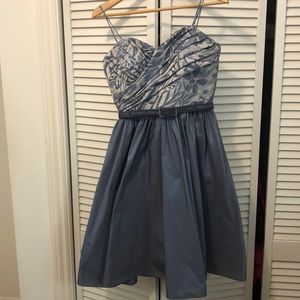 Theia strapless cocktail dress